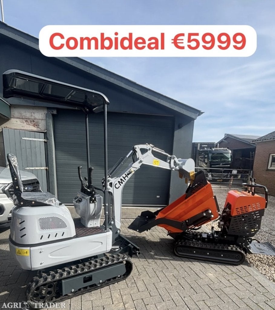 Minigraver Rupsdumper Cmh JMH graafmachine, Zakelijke goederen, Niet opgegeven, -, Niet opgegeven