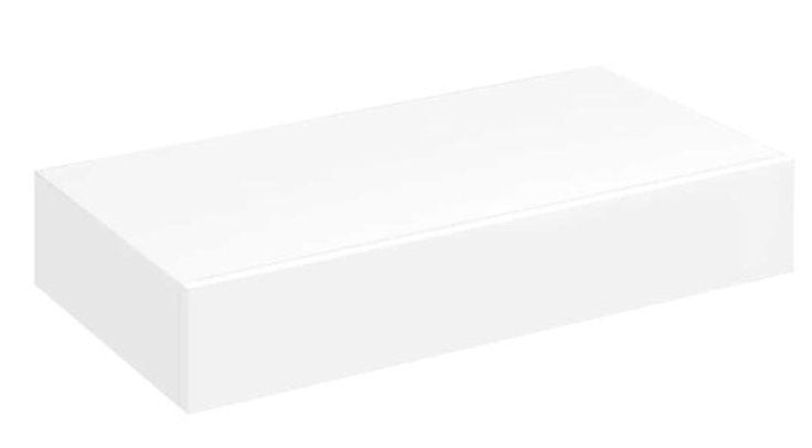 Wandplank + lade MDF zwevend wit 48 cm GRATIS BEZORGD!, Huis en Inrichting, Verzenden, Nieuw, Nvt, Nvt