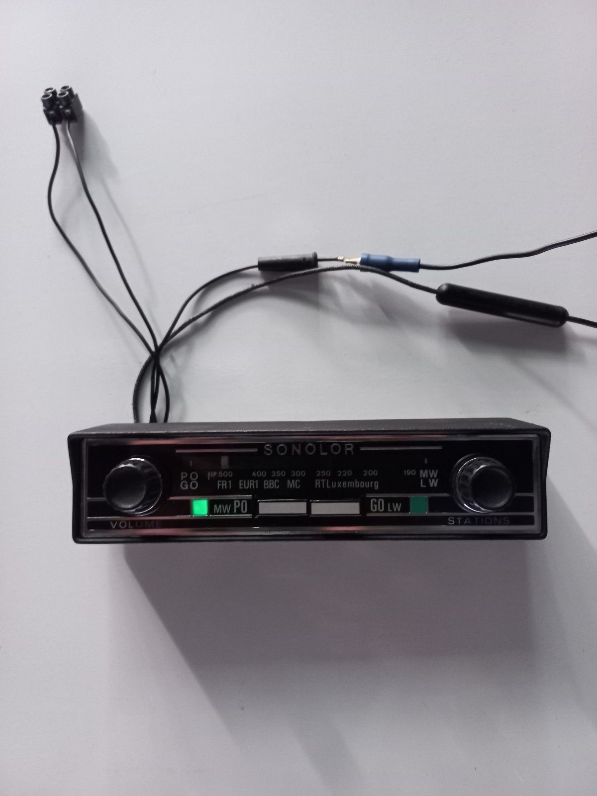 Vintage Sonolor Autoradio - Klassieke Auto Radio, Ophalen of Verzenden, Gebruikt