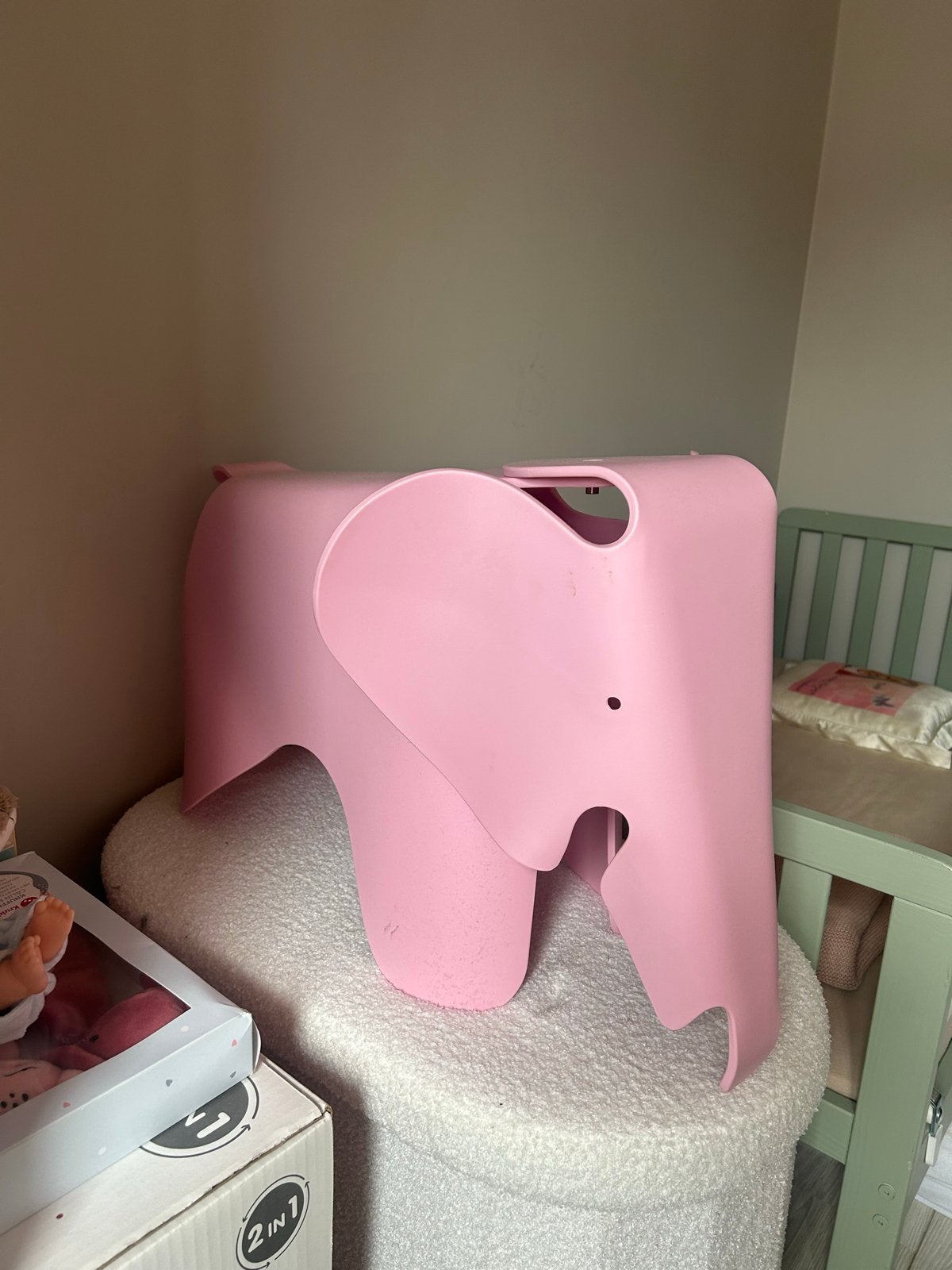 Vitra Roze olifant groot, Ophalen, Gebruikt, Stoel