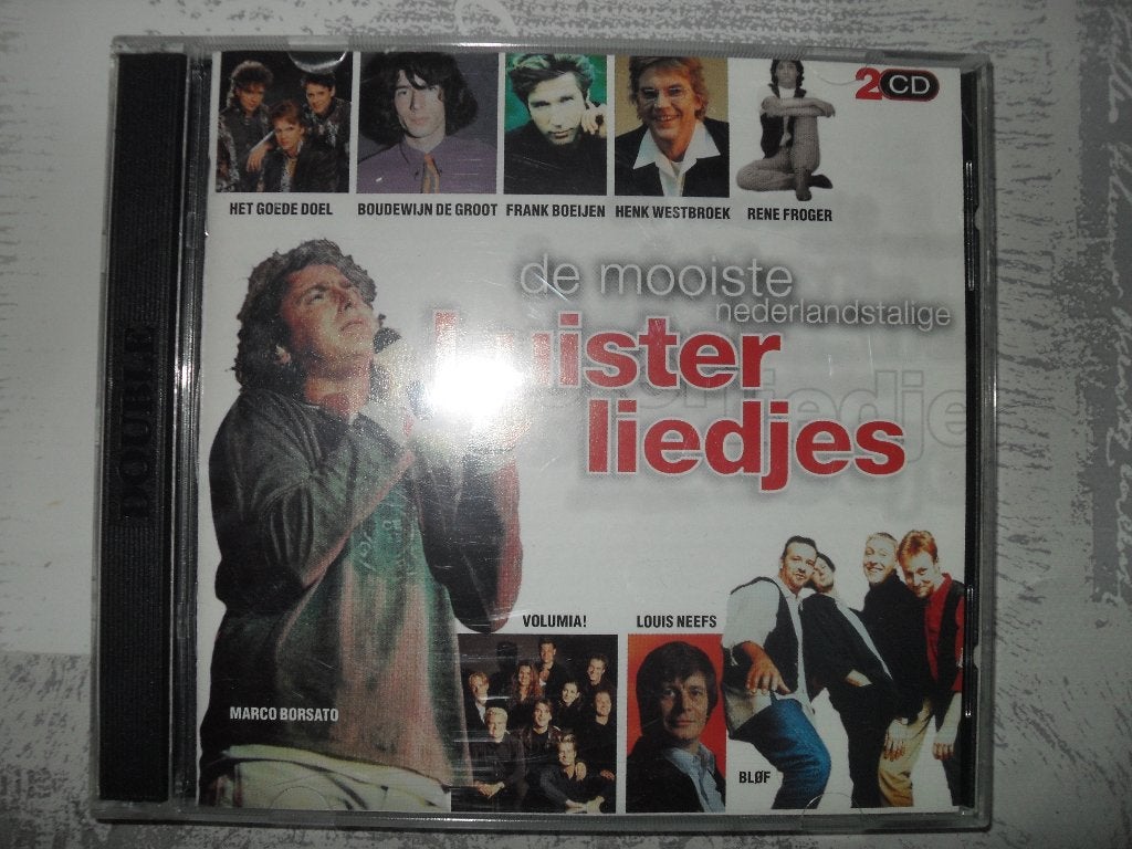2 CD SET DE MOOISTE NEDERLANDSE LUISTERLIEDJES., Cd's en Dvd's, Ophalen of Verzenden, Zo goed als nieuw, Pop
