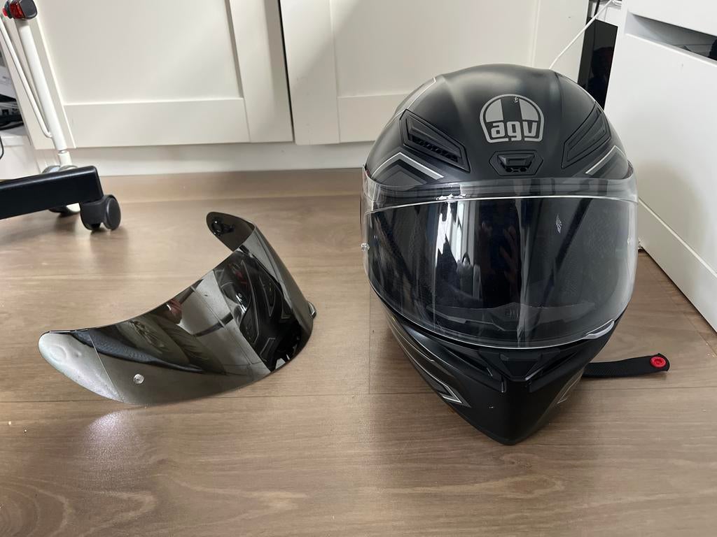 AGV K1S Maat M Integraalhelm - met extra vizier, Motoren, Kleding | Motorhelmen, Heren, Integraalhelm, M, AGV, Tweedehands, Ophalen of Verzenden