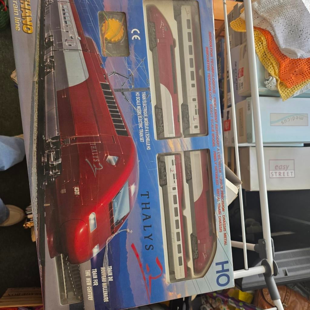Thalys HO Treinset - Nieuw in Doos, Ophalen of Verzenden, Nieuw, Gelijkstroom, Treinset