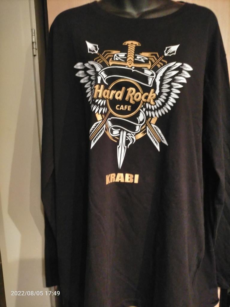 Shirt Lange mouwen Hardrock Cafe Krabi, Verzenden, Zo goed als nieuw, Overige maten