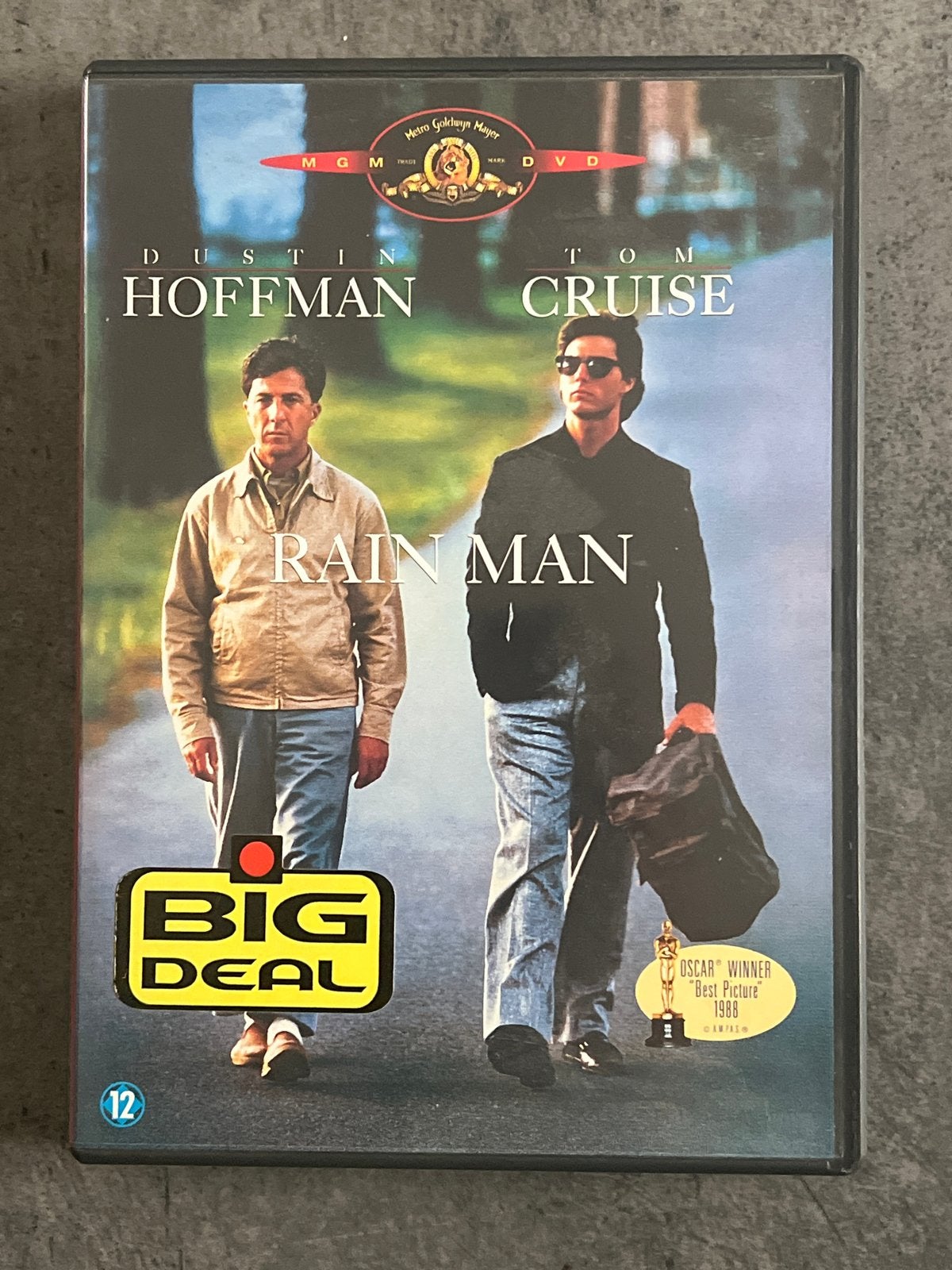 Rain Man DVD - Klassieker met Dustin Hoffman & Tom Cruise, Cd's en Dvd's, Waargebeurd drama, Nederlands, Vanaf 12 jaar, Gebruikt