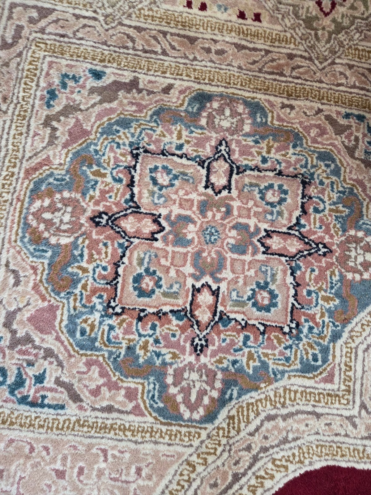 Origineel handgeknoopt Indiaas Kirman tapijt 349x250 cm, Ophalen