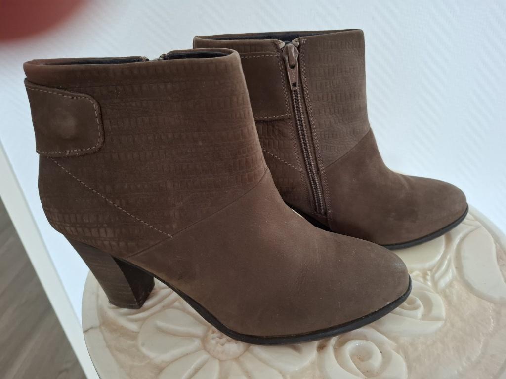 schoenen, Bruin, Lage of Enkellaarzen, Ophalen of Verzenden, Zo goed als nieuw