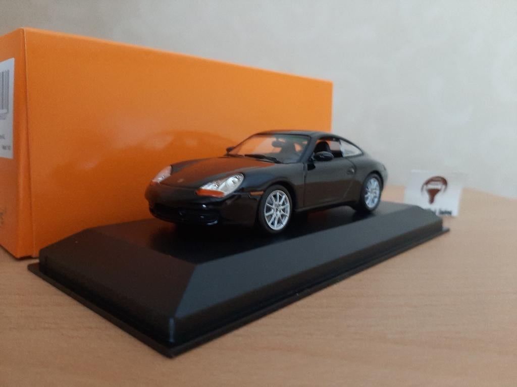 Porsche 911 (996) 1998 zwart metallic van Maxichamps 1:43, Hobby en Vrije tijd, Modelauto's | 1:43, Nieuw, Auto, Overige merken