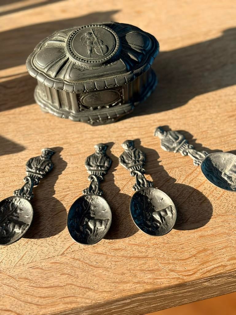 Tinnen verzameling voor liefhebber, Ophalen of Verzenden