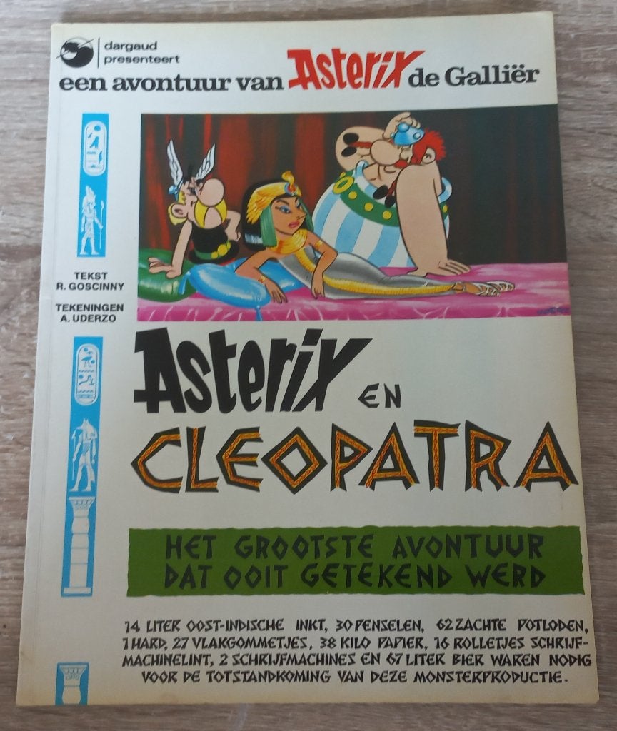 Asterix en Cleopatra (Nederlands), Gelezen, Eén stripboek, Ophalen of Verzenden, Goscinny & Uderzo