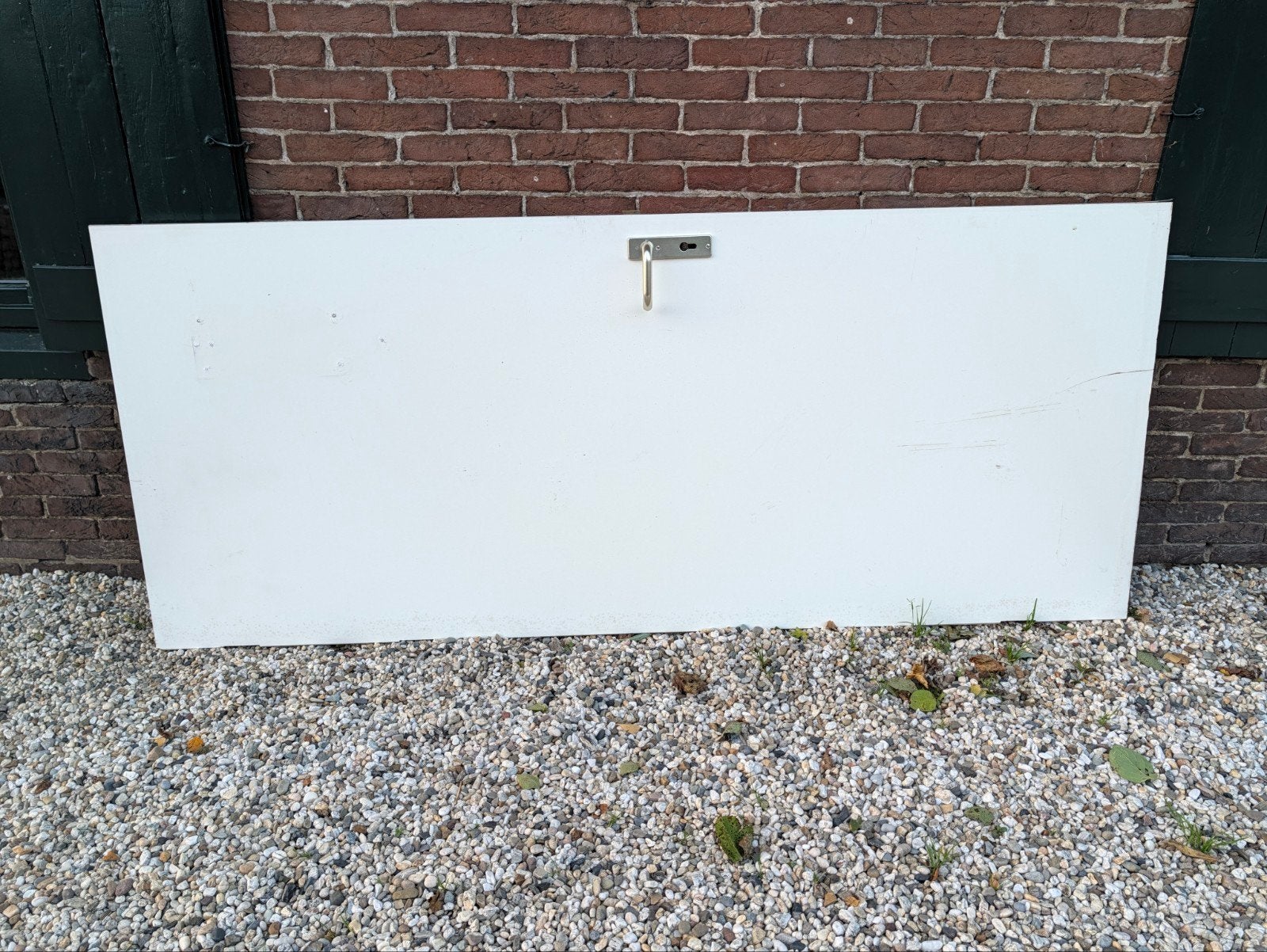 Volspaans deur met Aluminium Profielen en Scharnieren, Gebruikt, 80 tot 100 cm, Binnendeur, Ophalen of Verzenden