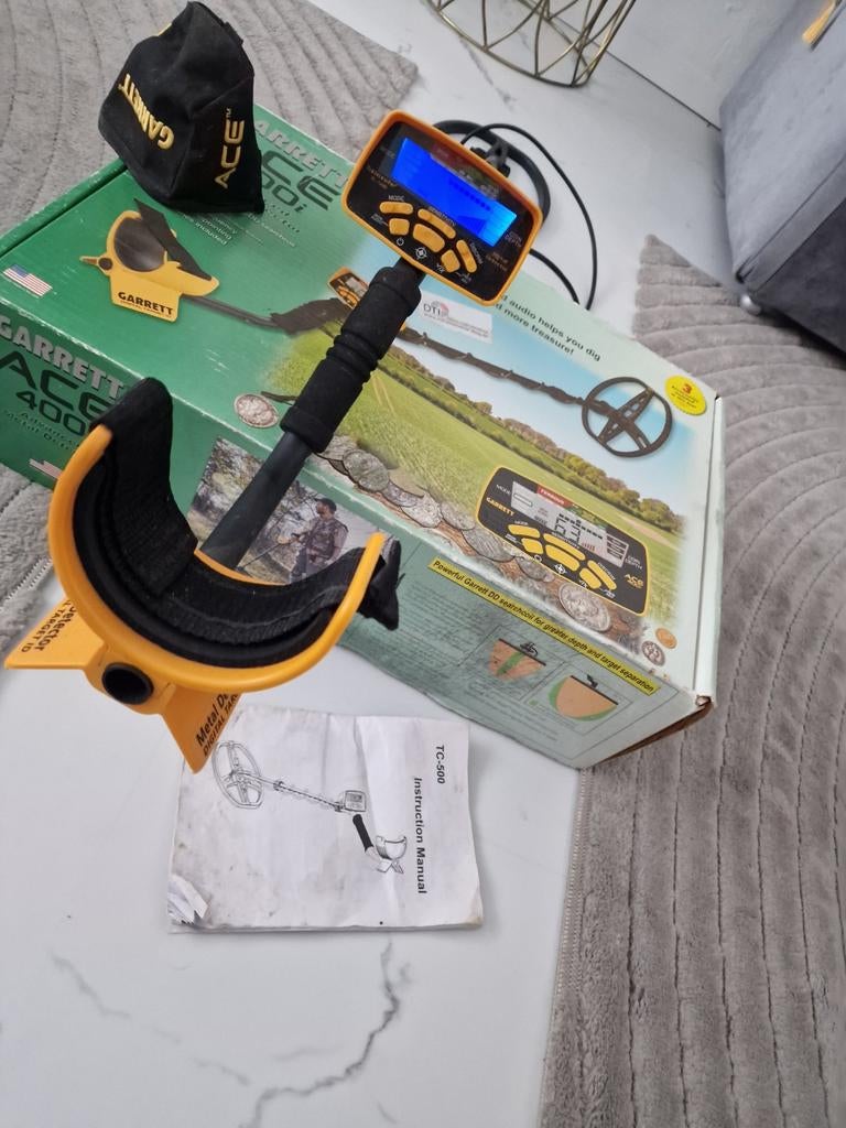Garrett TC-500 Metaaldetector - Zo goed als nieuw, Garrett, Meer dan 30 cm, Ophalen of Verzenden, Zo goed als nieuw