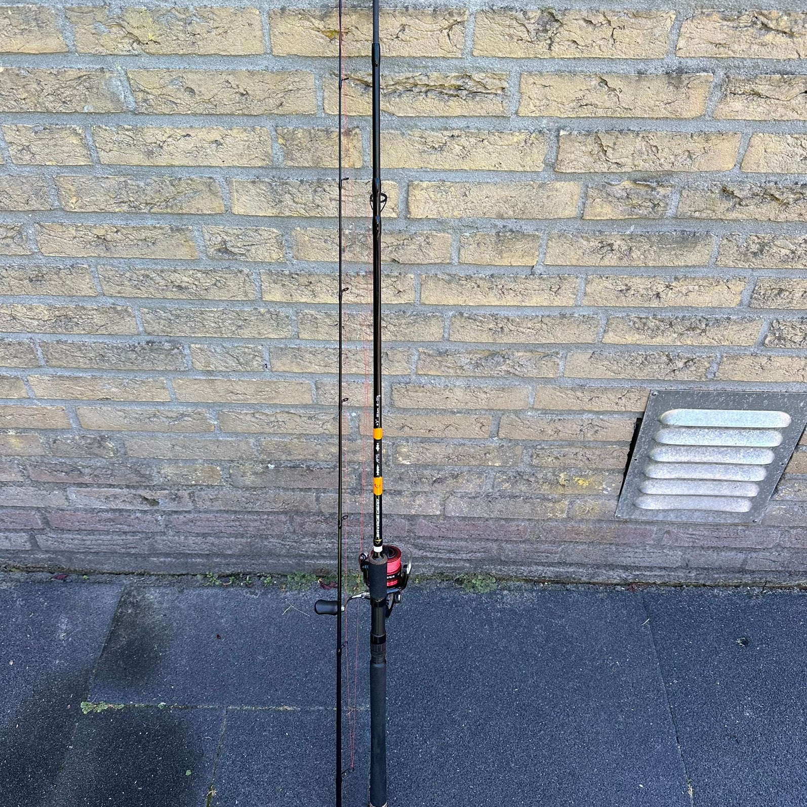 Savage gear spingel + shimano molen, Ophalen, Zo goed als nieuw, Complete hengel