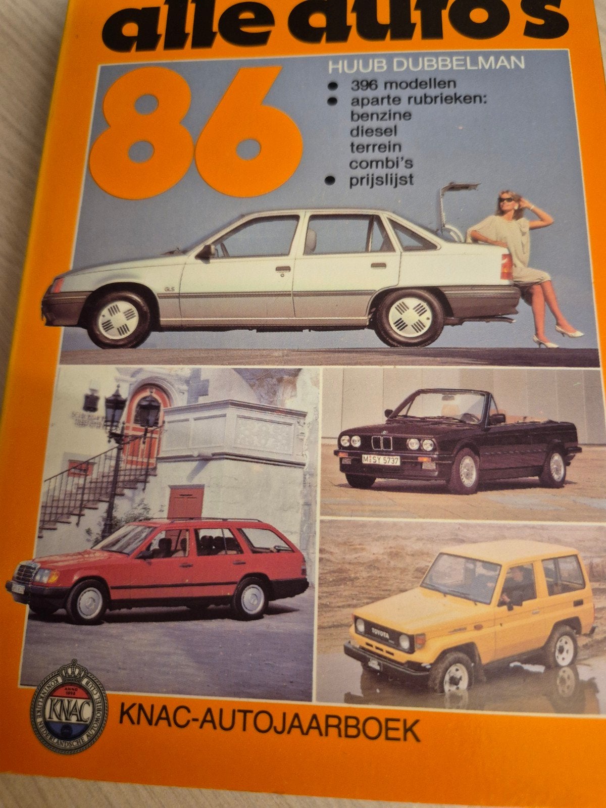 1986 alle auto's knac serie jaarboek De Alk nieuwstaat, Ophalen of Verzenden, Zo goed als nieuw, Algemeen