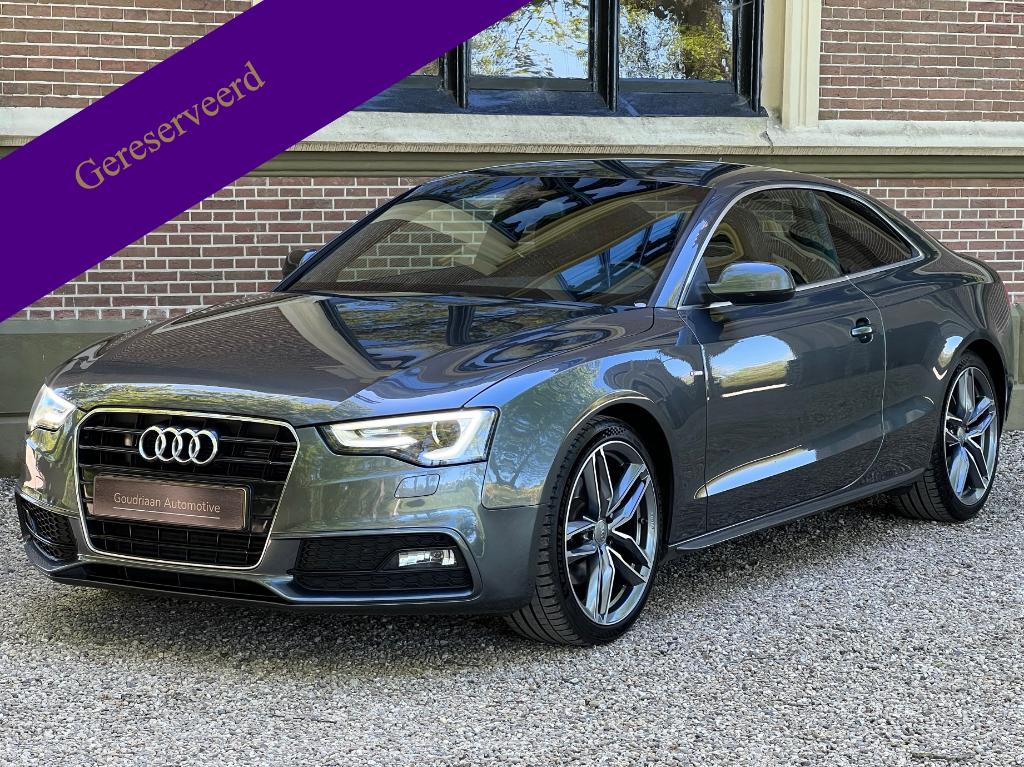 Audi A5 1.8 TFSI Coupé 3x S-Line Full-option | CarPlay, Auto's, Audi, Voorwielaandrijving, Euro 5, Zwart, 4 cilinders