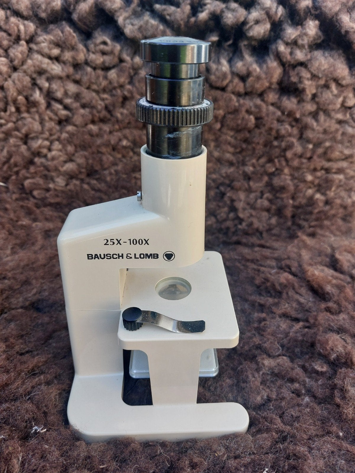 Bausch & Lomb 25x-100x Microscoop, Ophalen of Verzenden, Gebruikt, Minder dan 400x, Biologische microscoop