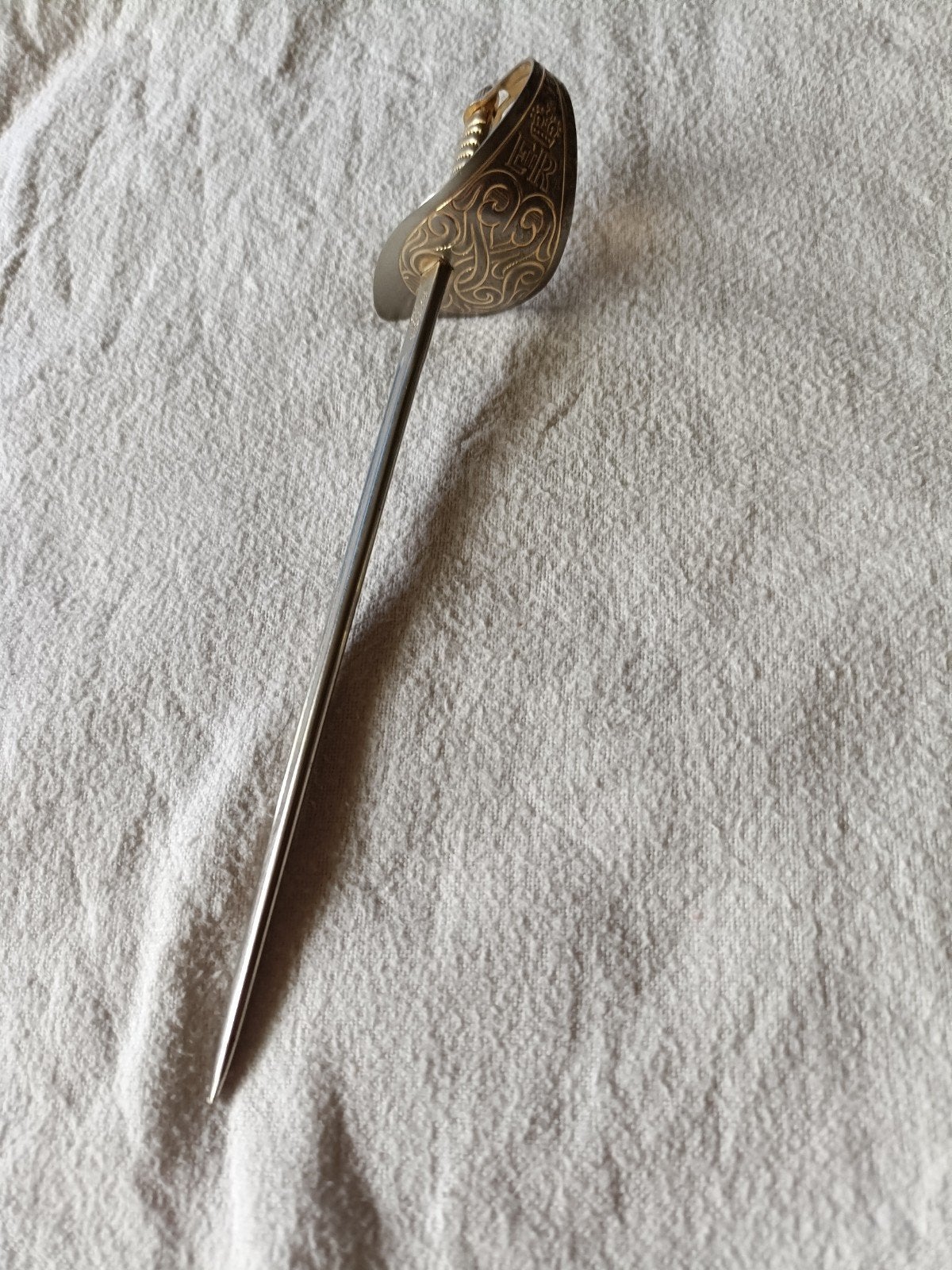 Vergulde briefopener, replica zwaard, jr 70, Verzamelen, Ophalen of Verzenden, Gebruikt