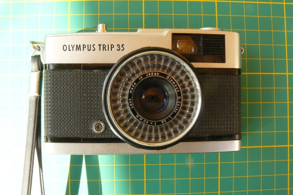 Olympus Trip 35 – Zuiko 40mm f/2.8 – Film Tested, Audio, Tv en Foto, Fotocamera's Analoog, Ophalen of Verzenden, Gebruikt, Compact