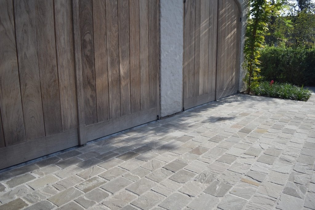 Kandla Grey Kasseien 20x14x5/7cm, Tuin en Terras, Tegels en Klinkers, Ophalen, Nieuw, Natuursteen, Overige typen