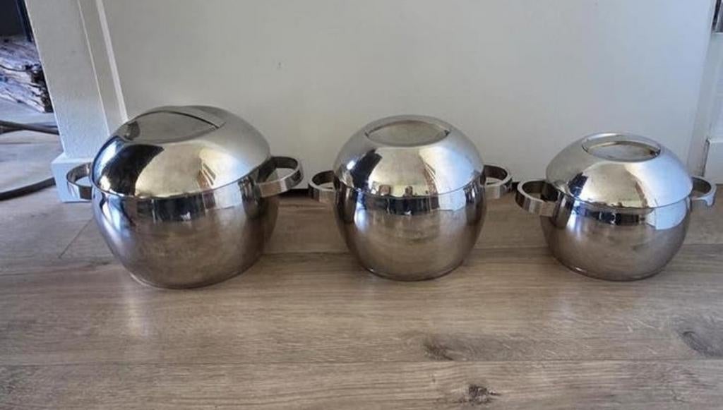 GEZOCHT Ikea Orbit Pannen, Huis en Inrichting, Ophalen of Verzenden, Zo goed als nieuw, Rvs, Pannenset