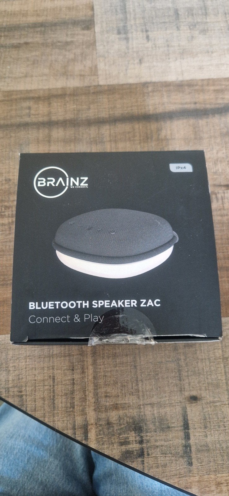 BRAINZ Bluetooth Speaker Zac - Draagbare Speaker IPX4, Nieuw, Ophalen of Verzenden, Draagbare speaker, Minder dan 60 watt
