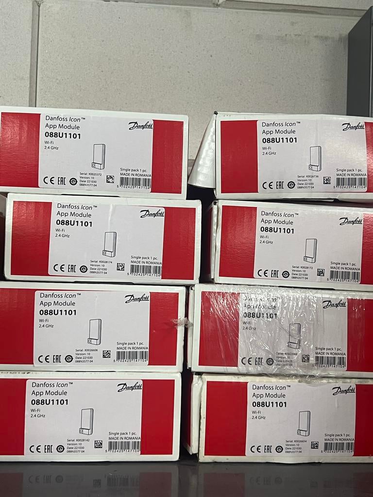 Danfoss Icon App Module 088U1101 Wi-Fi 2.4 GHz, Ophalen of Verzenden, Slimme thermostaat, Nieuw