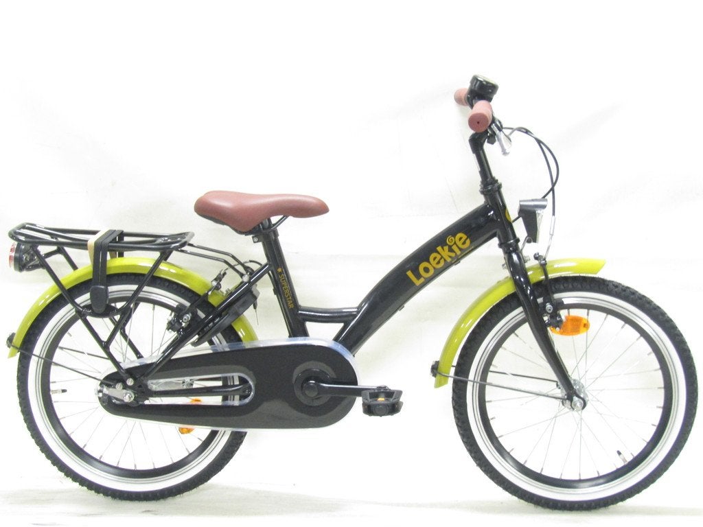 Loekie Superstar 18 zwart meisjes 28cm 18inch, Fietsen en Brommers, Fietsen | Meisjes, Nieuw, LOEKIE, Versnellingen