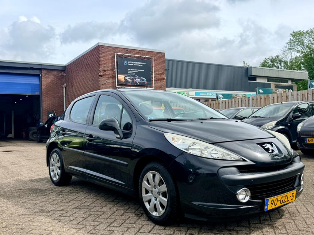Peugeot 207 1.4 VTI – Airco – APK, Auto's, Voorwielaandrijving, 1153 kg, Zwart, Origineel Nederlands