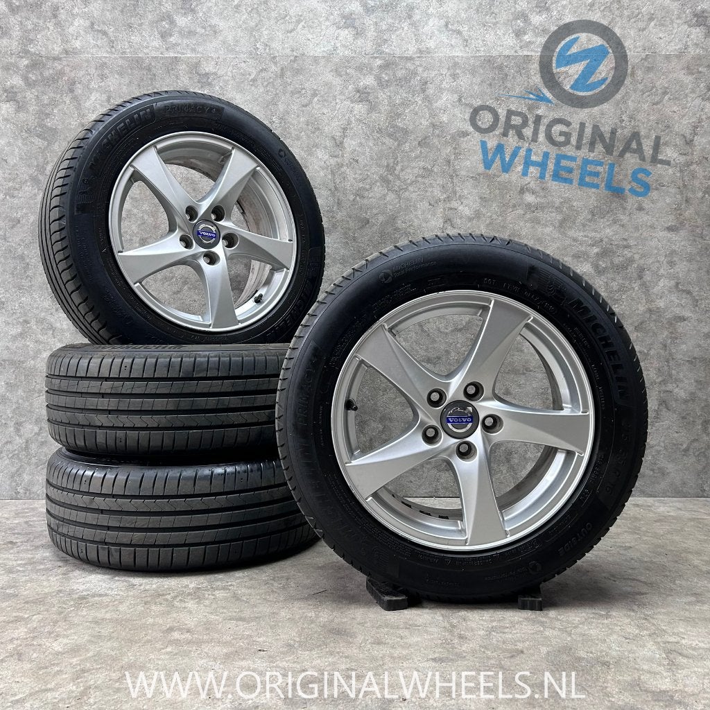 16 inch originele Hera velgen + zomerbanden Volvo V40, Gebruikt, 16 inch, Banden en Velgen, Volvo