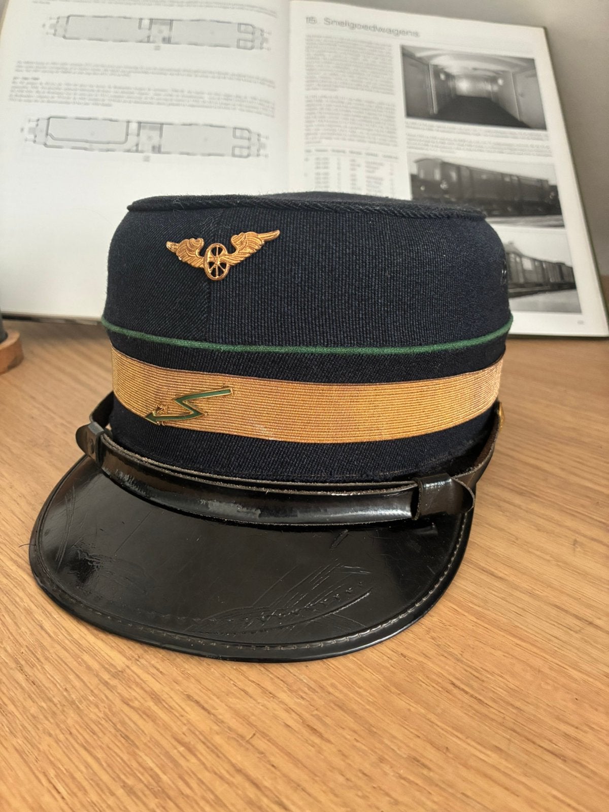 NS ET-bevoegd machinist pet, jaren 50/60, Ophalen of Verzenden, Zo goed als nieuw, Trein, Overige typen