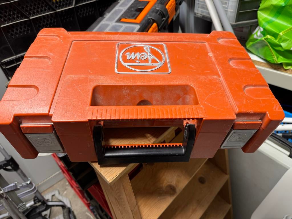 Fein Multitool in koffer met diverse zaagjes FMM250Q, Gebruikt, Overige typen, Ophalen of Verzenden, 30 tot 70 mm