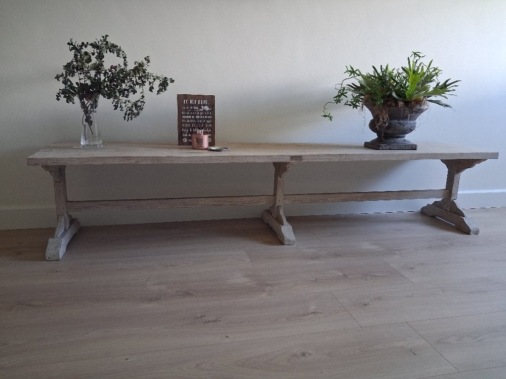Braxton Home Collection lage sidetable / bankje, Ophalen, Zo goed als nieuw, 150 tot 200 cm, 25 tot 50 cm