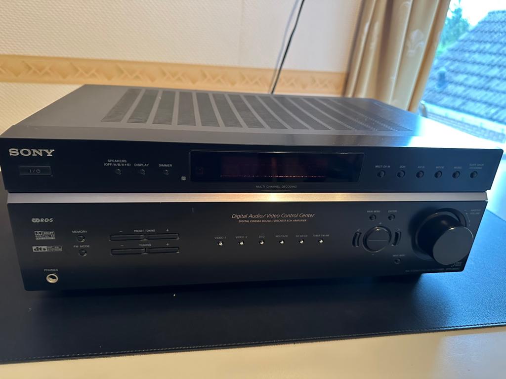 Sony STR-DE597 AV Receiver - 5.1 Surround Sound, Ophalen, Zo goed als nieuw, 60 tot 120 watt, Sony