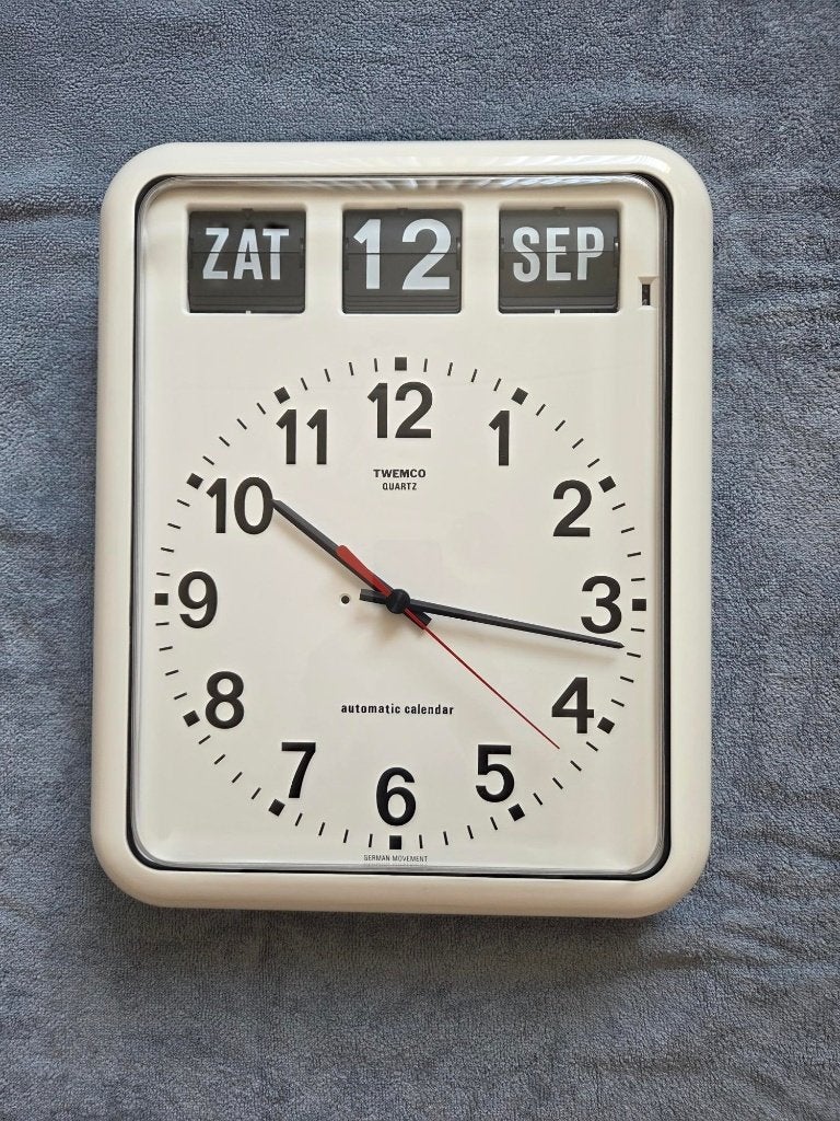 Dementieklok, Wandklok, Wit, Analoog, Ophalen of Verzenden