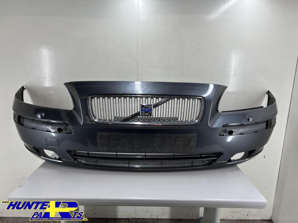 Voorbumper grijs 455 Volvo V70 II ('00-'08) 08693340, Gebruikt, Voor, Ophalen of Verzenden, Volvo