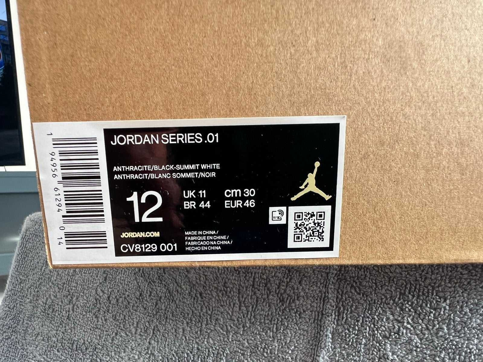 Jordan Series .01 Anthracite/Black-Summit White, Ophalen of Verzenden, Nieuw, Zwart, Sneakers of Gympen