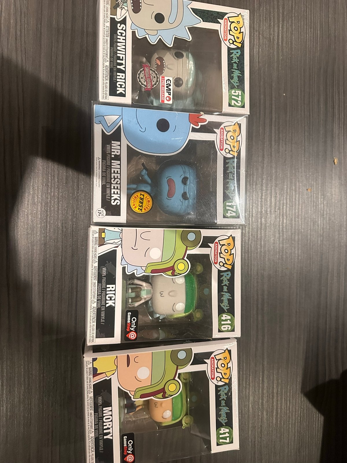 Funko Pop! Rick and Morty Collectie (4 stuks), Ophalen of Verzenden, Nieuw