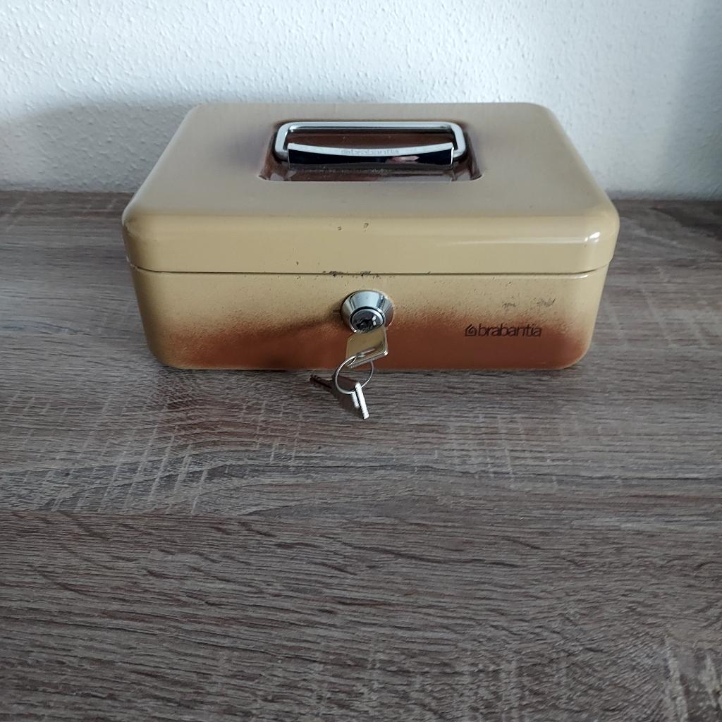 Brabantia geldkistje, Verzamelen, Spaarpotten, Ophalen of Verzenden, Gebruikt, Overige materialen, Overige thema's