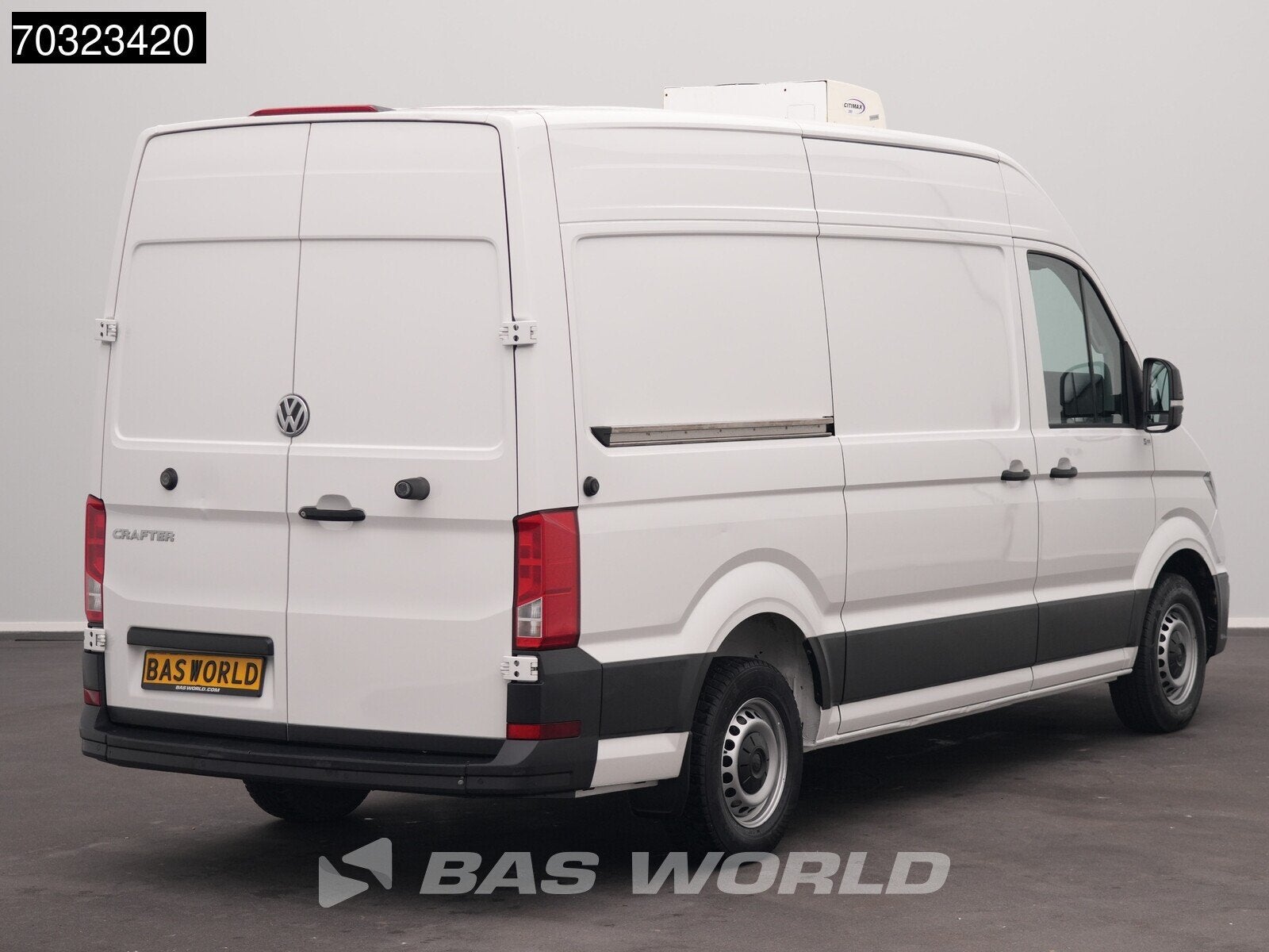 Volkswagen Crafter 140pk Koelwagen L3H3 Carrier Citimax 280, Auto's, Bestelauto's, Stof, Gebruikt, Euro 6, 4 cilinders