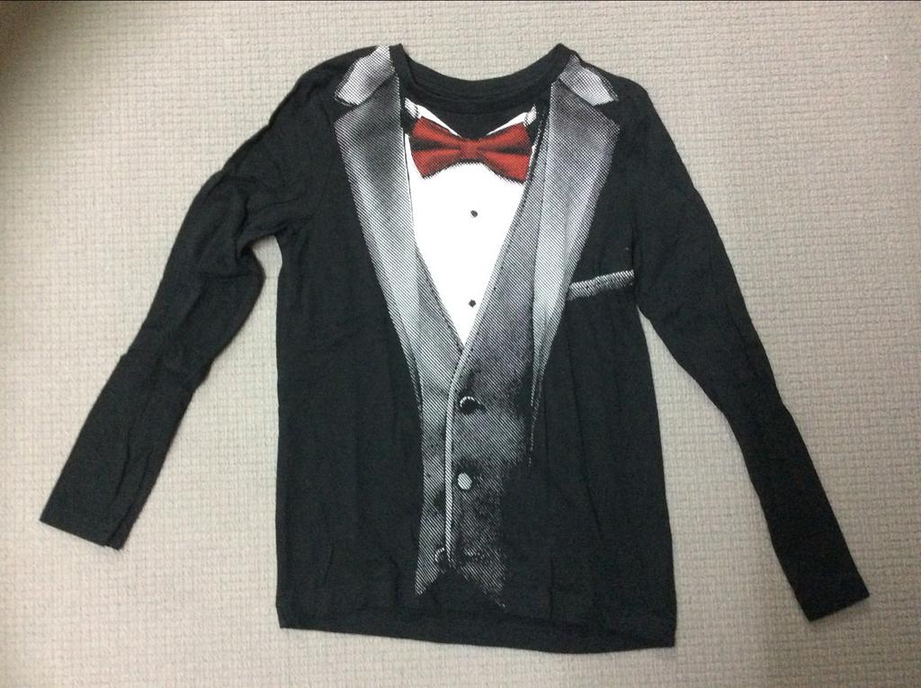 Zwart shirt met smoking print, maat 110/116, Ophalen of Verzenden, Zo goed als nieuw, Jongen, Shirt of Longsleeve