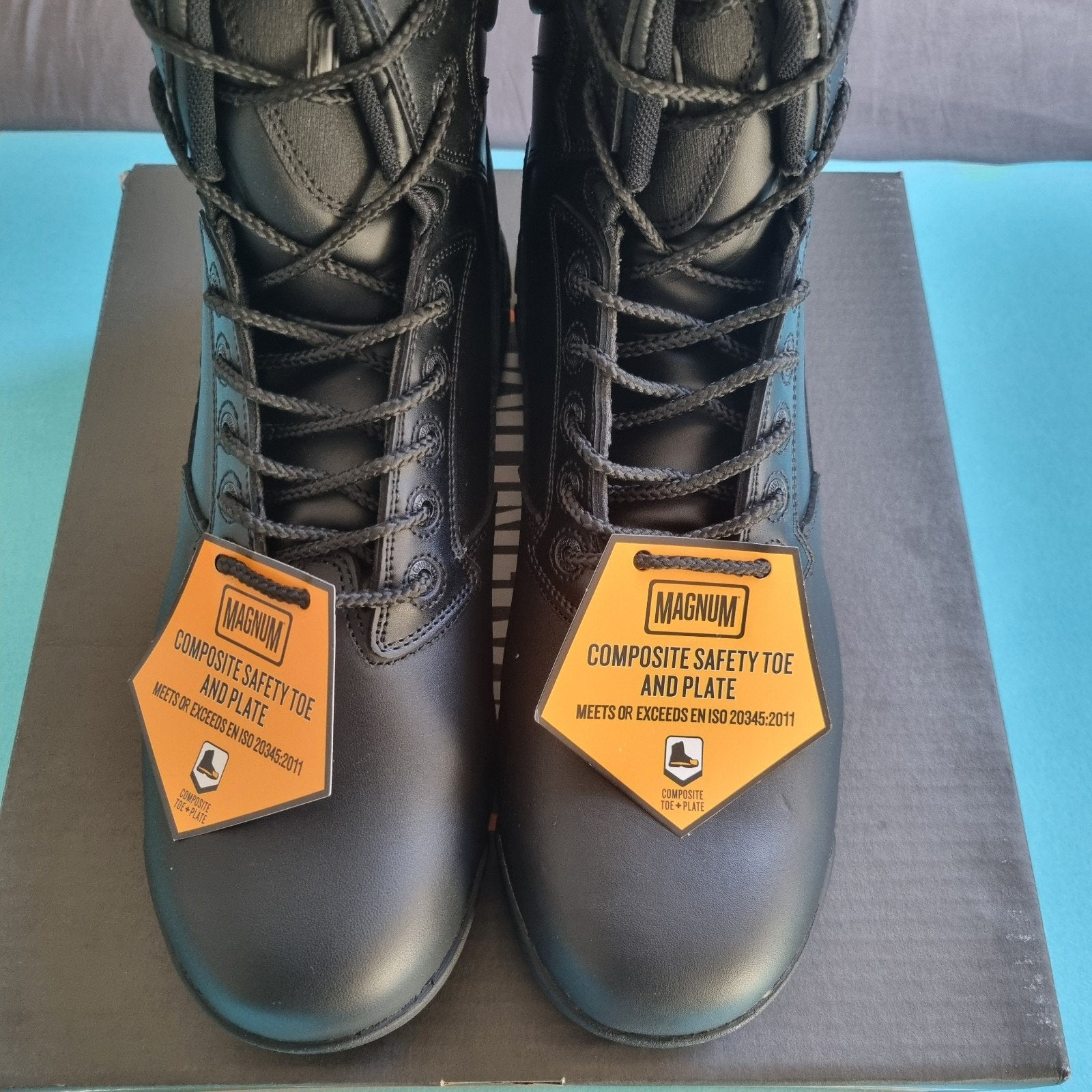 Magnum Stealth Force 8.0 Leer S3 CT CP Zwart Laarzen-Maat 46, Ophalen of Verzenden, Nieuw