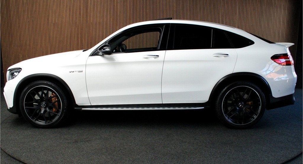 Mercedes-Benz GLC Coupé AMG 63 S 4M+ Ceramic Burmester 360, Auto's, Mercedes-Benz, Automaat, Gebruikt, 510 pk, Wit
