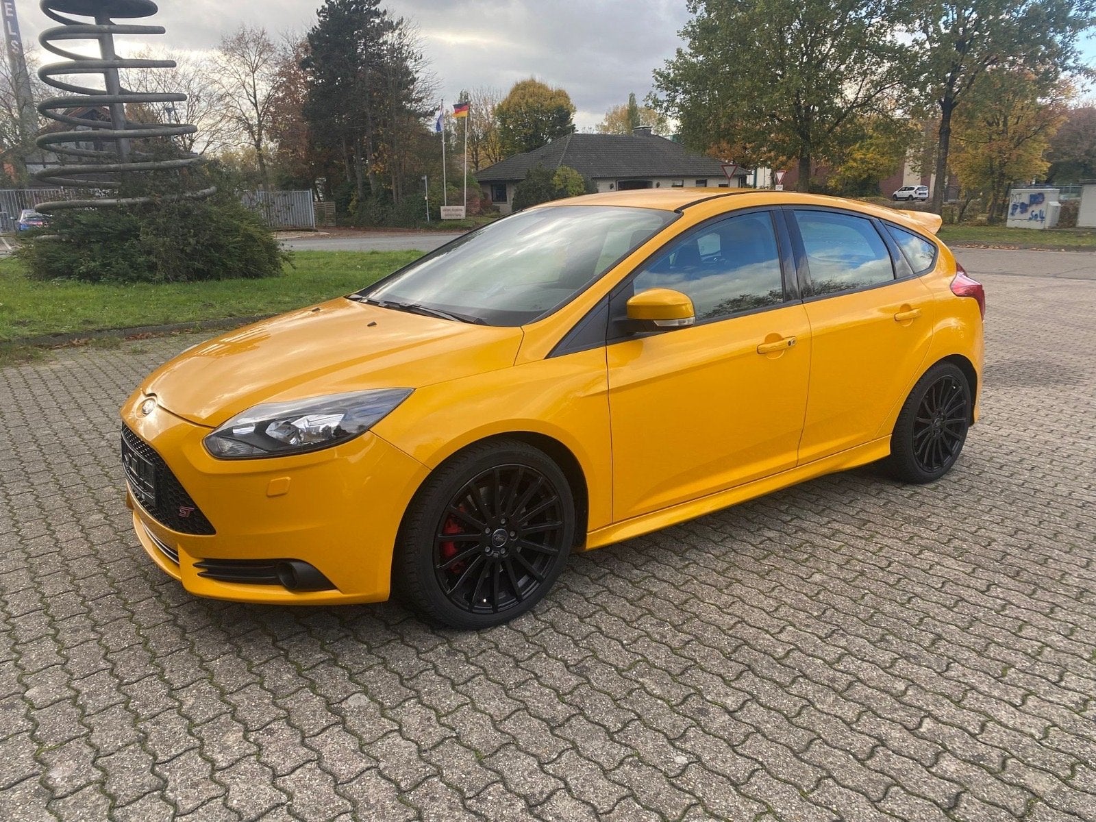 Ford Focus ST line , 2.0 , 250 pk , recaro leer, Focus, Euro 5, Zwart, Handgeschakeld