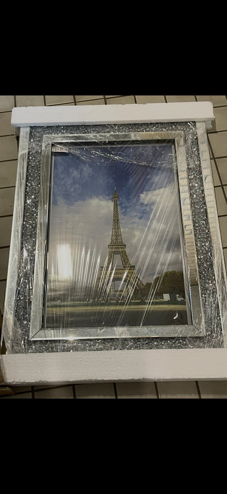 2x swarovski diamanten frame schilderij cover frame wand, Ophalen, Zo goed als nieuw