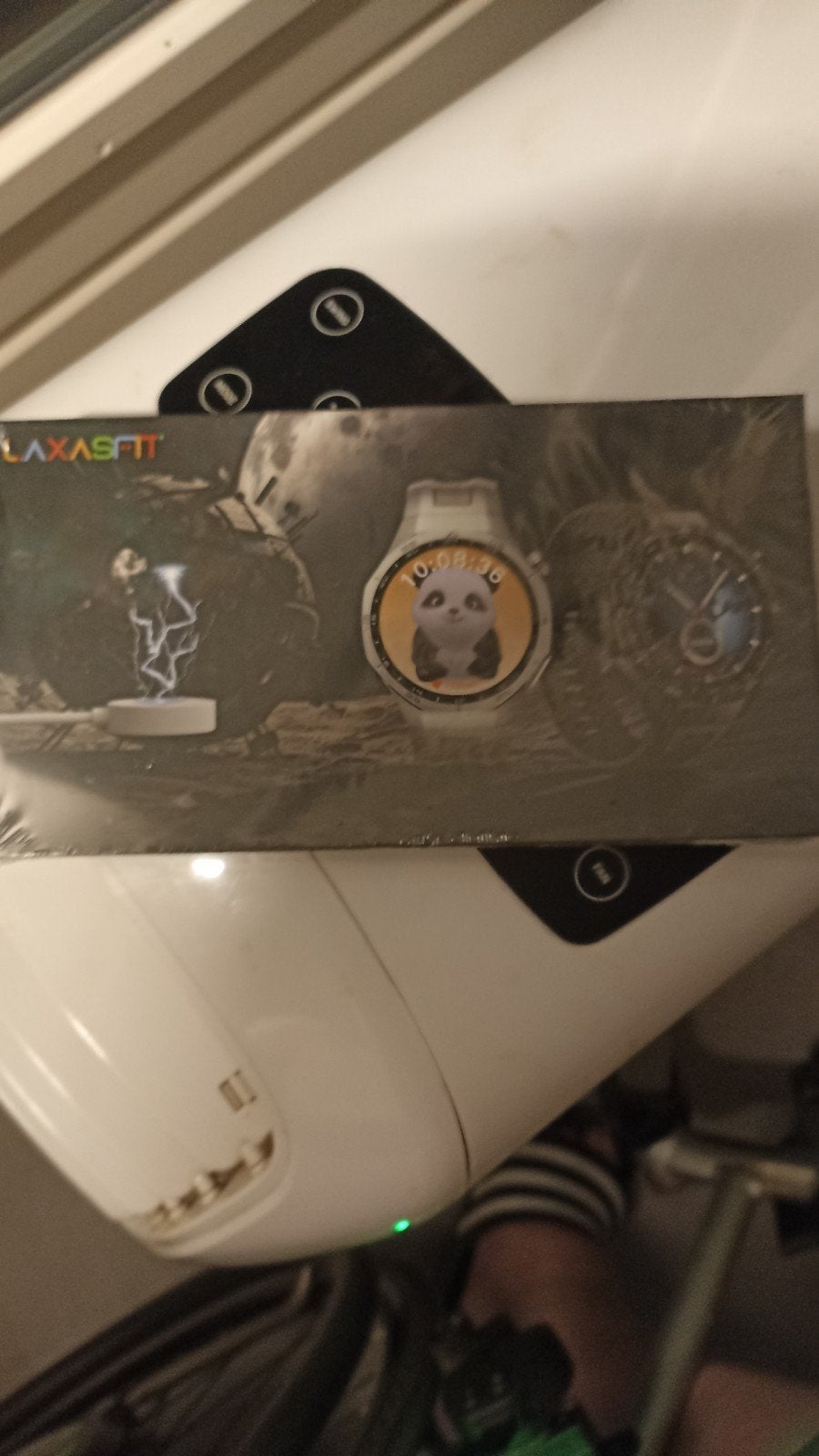 LAXASFIT GT5Max*Black Smartwatch - Nieuw in doos, Zwart, Nieuw, Snelheid, Ophalen of Verzenden