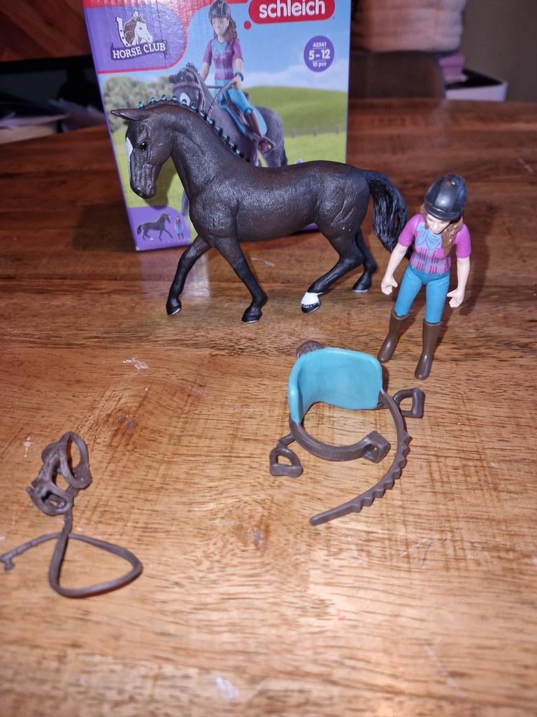 Schleich lisa & storm, Verzamelen, Dierenverzamelingen, Ophalen of Verzenden, Zo goed als nieuw, Paard, Beeldje of Figuurtje