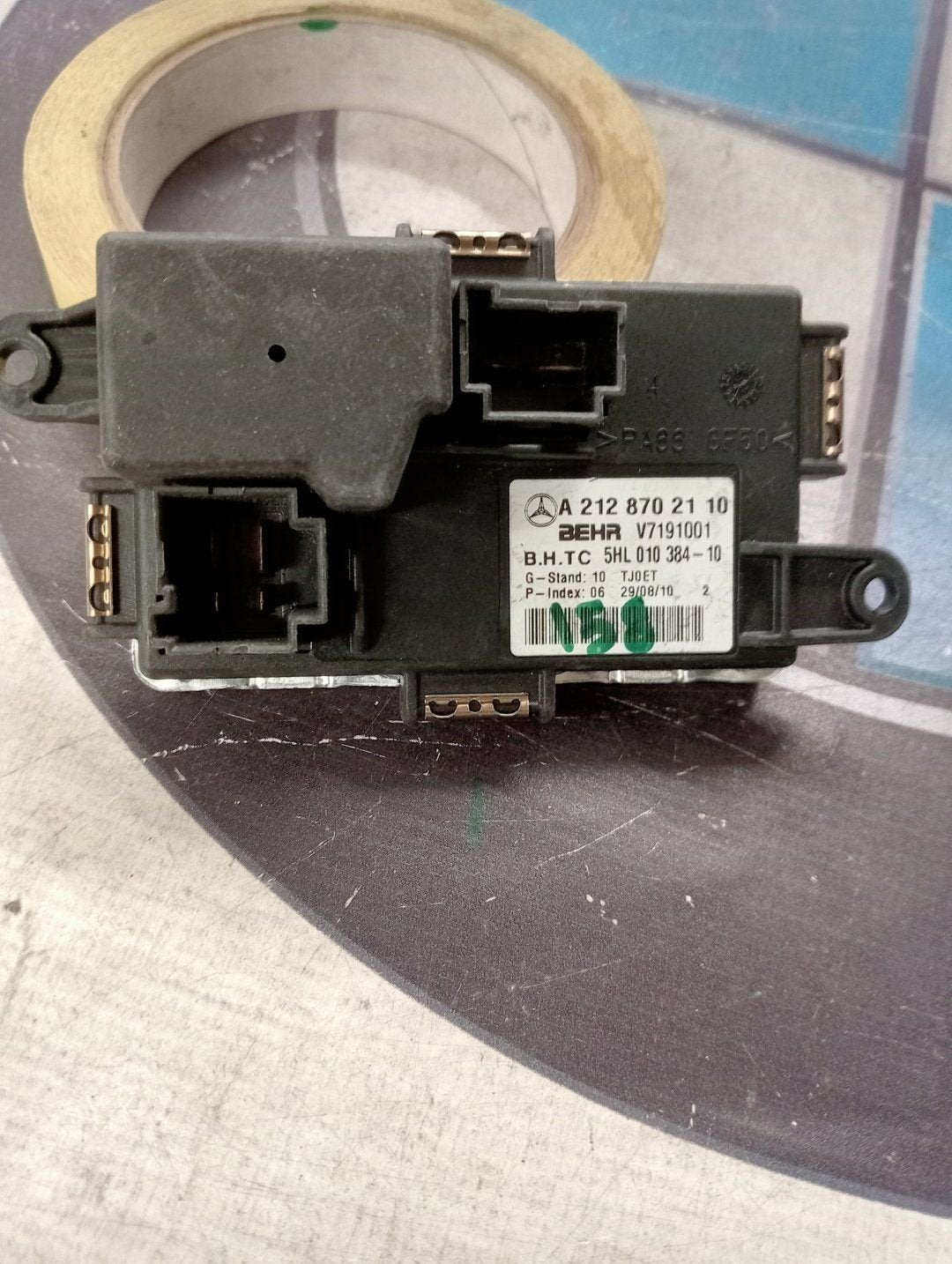 mercedes e c w212 w204 w207 kachelweerstand a2128702110, Auto-onderdelen, Elektronica en Kabels, Mercedes-Benz, Gebruikt, Ophalen of Verzenden