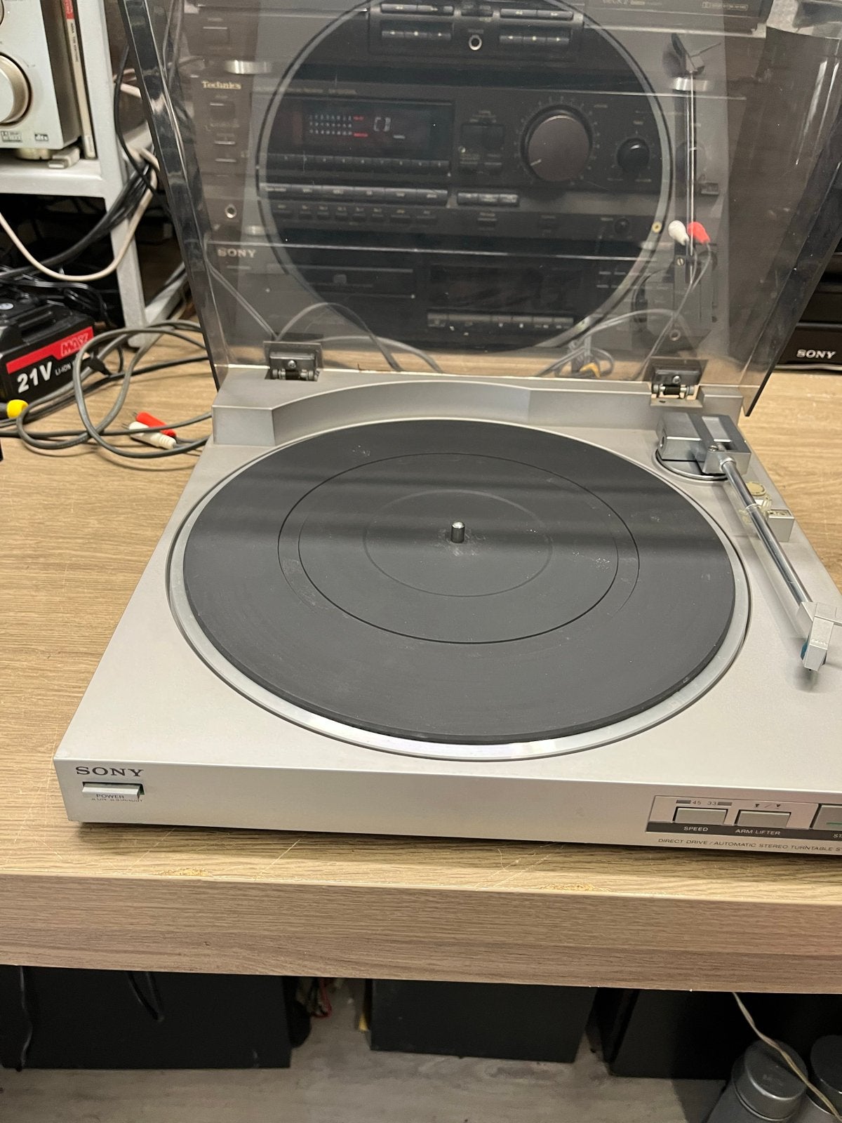 Sony PS-LX20 Direct Drive let op defect!!!!!!!, Audio, Tv en Foto, Platenspelers, Ophalen, Gebruikt, Automatisch, Platenspeler
