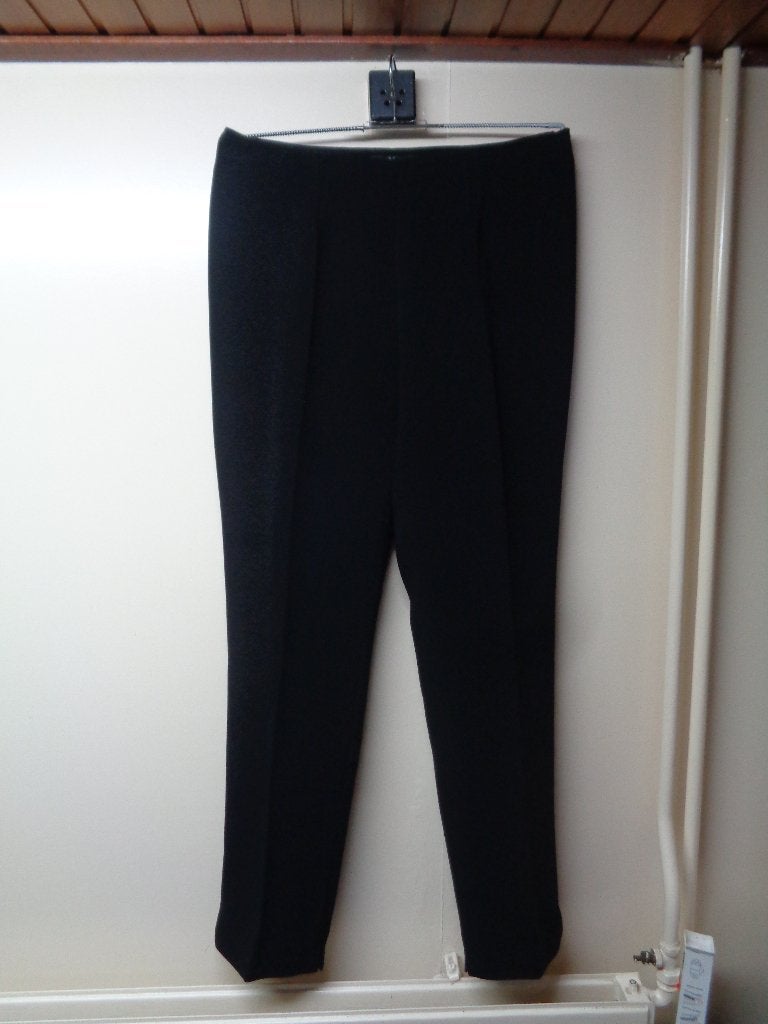 MART VISSER zwarte pantalon met gele voering, Zwart, Maat 42/44 (L), Nieuw, Lang