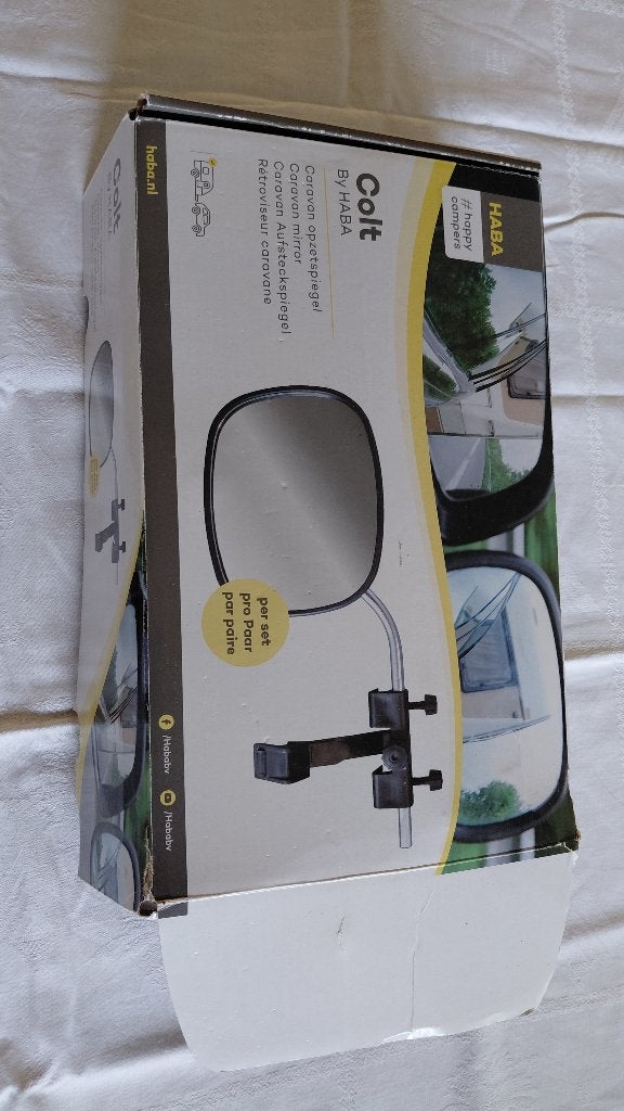 caravanspiegels, Caravans en Kamperen, Caravan accessoires, Ophalen of Verzenden, Gebruikt